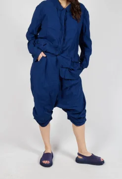 Rundholz Dip Trousers^Gathered Hem Cropped Trousers in Ocean