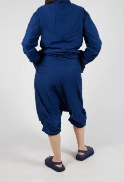 Rundholz Dip Trousers^Gathered Hem Cropped Trousers in Ocean