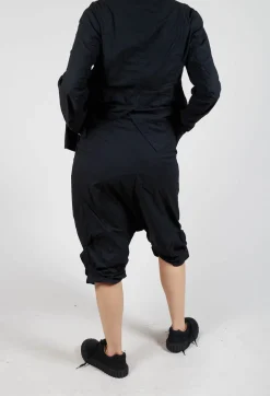 Rundholz Dip Trousers^Gathered Hem Cropped Trousers in Black