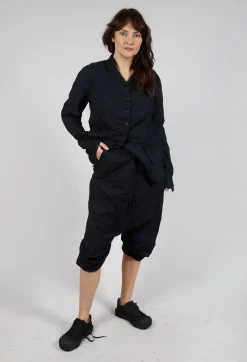 Rundholz Dip Trousers^Gathered Hem Cropped Trousers in Black