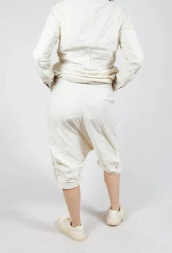 Rundholz Dip Trousers^Gathered Hem Cropped Trousers in Greige