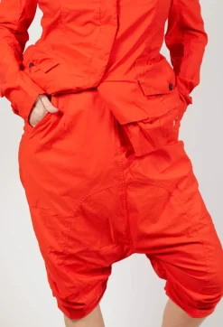 Rundholz Dip Trousers^Gathered Hem Cropped Trousers in Mandarine
