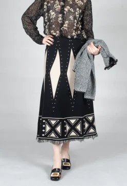 Rene Derhy Skirts^Gelsomina Skirt in Noir