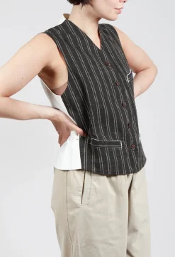 Hannoh Wessel Jackets^Gemma Gilet in Sepia