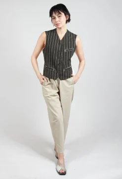 Hannoh Wessel Jackets^Gemma Gilet in Sepia