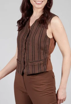 Hannoh Wessel Jackets^Gemma Gilet in Tobacco