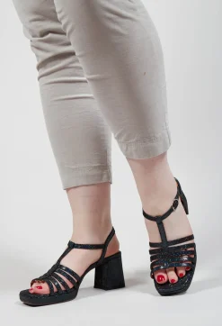 Chie Mihara Boots^Genial Chunky Heel in Black