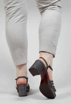 Chie Mihara Boots^Genial Chunky Heel in Silver