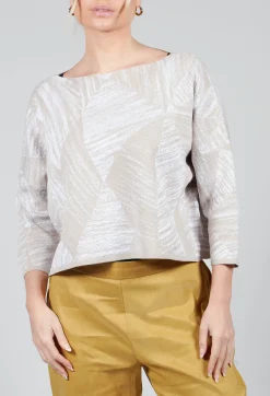 Sarah Pacini Jumpers^Geometric Jumper in Mastic