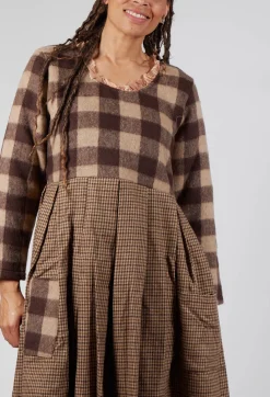Les Ours Dresses^Geranium Dress in Laineu Carlaine