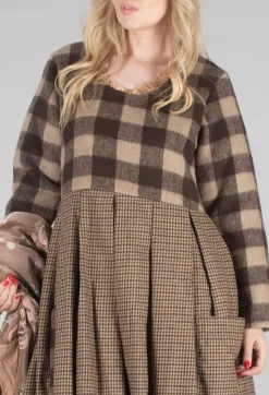 Les Ours Dresses^Geranium Dress in Laineu Carlaine