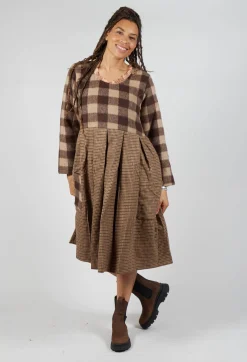 Les Ours Dresses^Geranium Dress in Laineu Carlaine