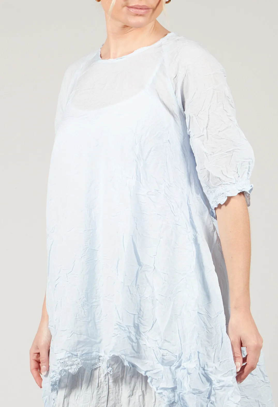 Ewa I Walla Shirts & Blouses^Gerd Blouse in Ice Blue