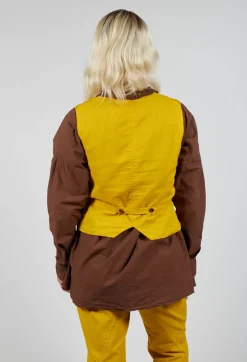 Hannoh Wessel Coats^Gilet Gemma in Safran Check
