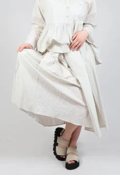 Apuntob Skirts^Gingham Skirt in Limestone