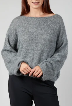 Sarah Pacini Knitwear|Jumpers^Glitter Pullover in Grey