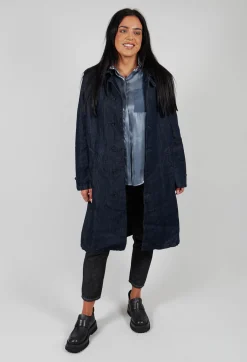 Sfizio Tops^Glossy Shirt in Blue