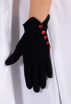 Vincent Pradier Gloves^Gloves in Black/Red