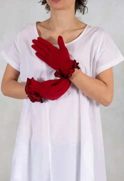 Vincent Pradier Gloves^Gloves in Red/Black