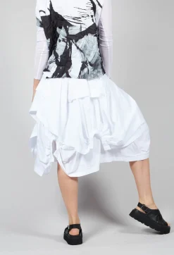 Xenia Design Skirts^Goga Skirt in White Black