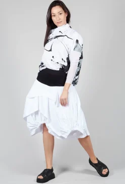 Xenia Design Skirts^Goga Skirt in White Black