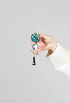 Angela Caputi Brooches^Gold Curl Brooch in Perseo