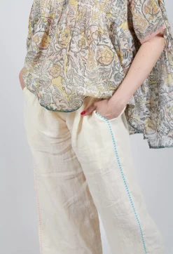 Eka Trousers^Gorse Trousers in White
