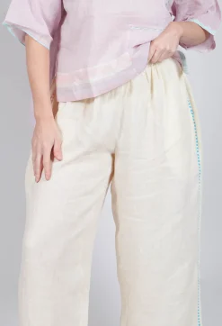 Eka Trousers^Gorse Trousers in White