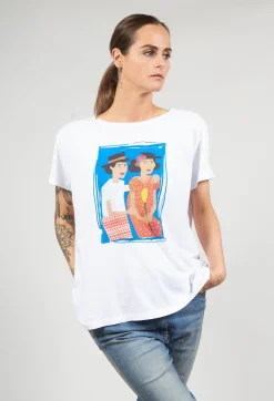 Niù T-shirts^Graphic T-Shirt in White