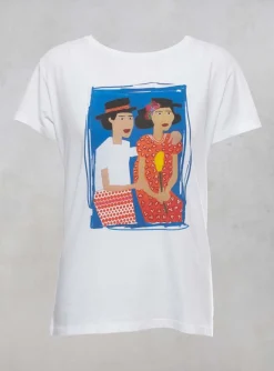 Niù T-shirts^Graphic T-Shirt in White