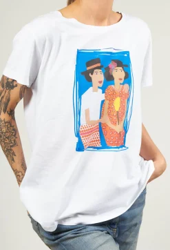 Niù T-shirts^Graphic T-Shirt in White