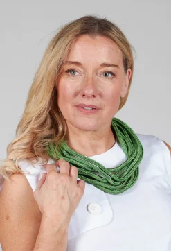 Narratives Necklaces^Green Rope Layered Necklace