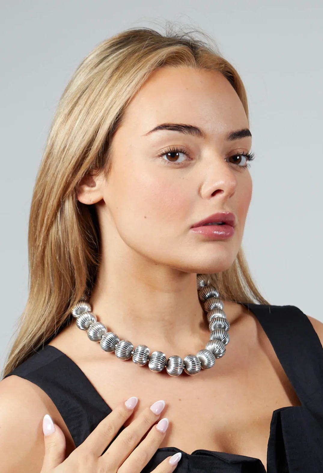 Sita Nevado Necklaces^Greta Choker in Silver