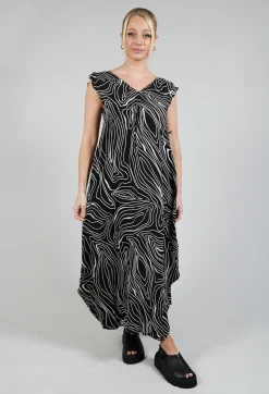 Xenia Design Dresses^GRKO Dress in Black with White