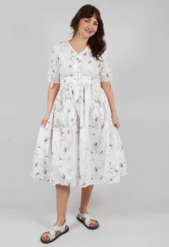 Ewa I Walla Dresses^Gull-Britt Dress in Flower Cotton