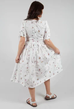 Ewa I Walla Dresses^Gull-Britt Dress in Flower Cotton
