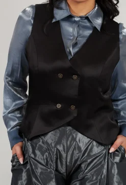 T.ba Jackets^Gypsy Waistcoat in Black