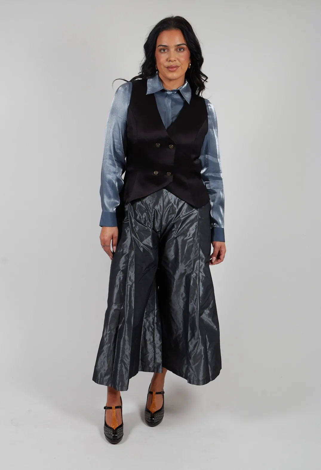 T.ba Jackets^Gypsy Waistcoat in Black