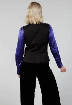 T.ba Jackets^Gypsy Waistcoat in Black