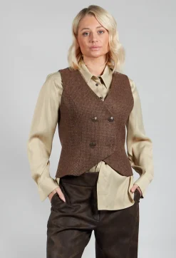 T.ba Jackets^Gypsy Waistcoat in Tweed