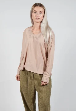 Ewa I Walla Tops^Gyrid Top in Taupe
