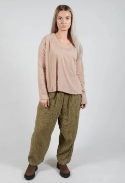 Ewa I Walla Tops^Gyrid Top in Taupe