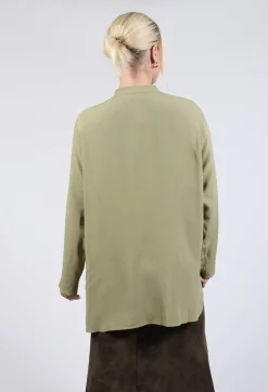 T.ba Tops^Hacking Blouse in Green