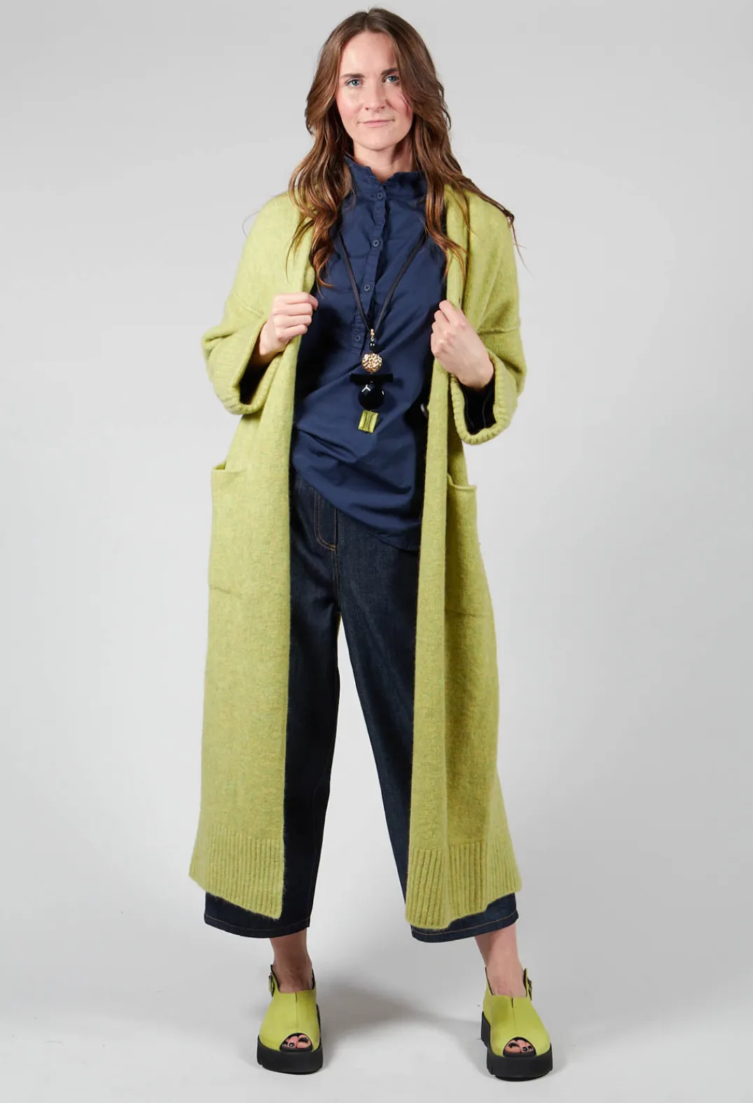 Elemente Clemente Shirts & Blouses^Half Button Through Shirt with Stand Collar in Dark Blue