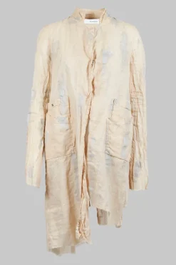 Un-namable Coats^Hand Painted Ela Coat in Coffee