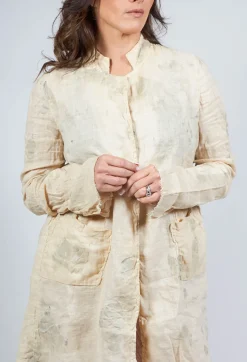 Un-namable Coats^Hand Painted Ela Coat in Coffee