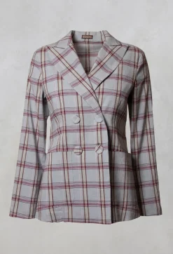 Maliparmi Jackets^Harmony Jacket in Avio / Brick / Rosa