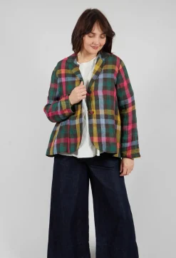 Eka Jackets^Harper Jacket in Green Multicolour