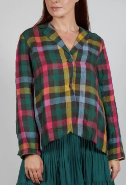 Eka Jackets^Harper Jacket in Green Multicolour