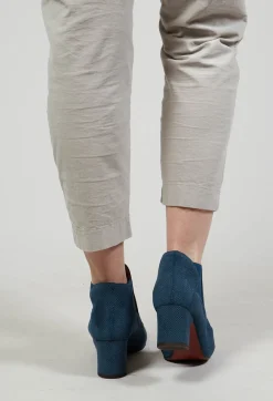 Chie Mihara Heels|Boots^Heeled Ankle Boots in Galaxy Denim